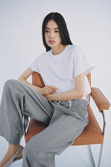 DOLMAN SLEEVE T-SHIRT - White by Zara - Image 0