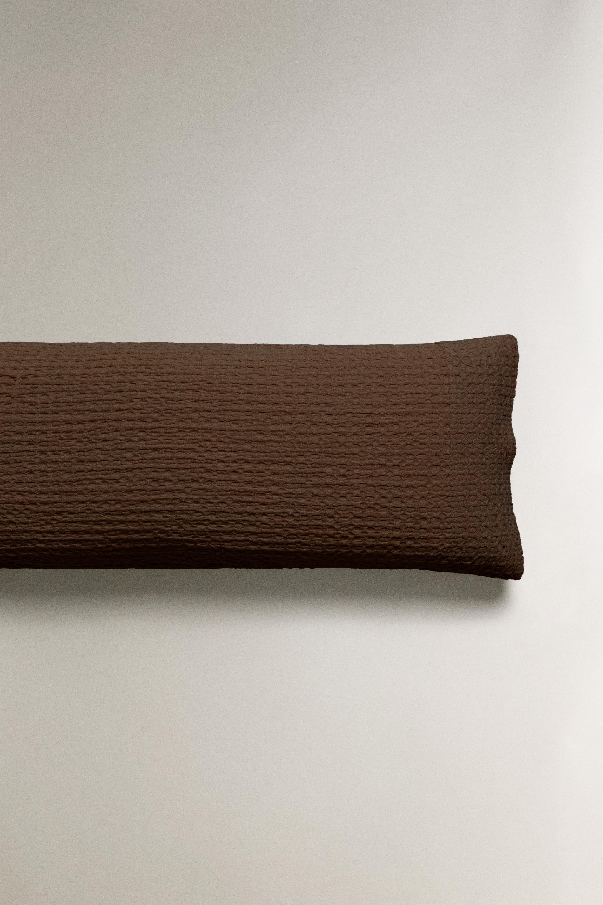 WAFFLE-KNIT PILLOWCASE