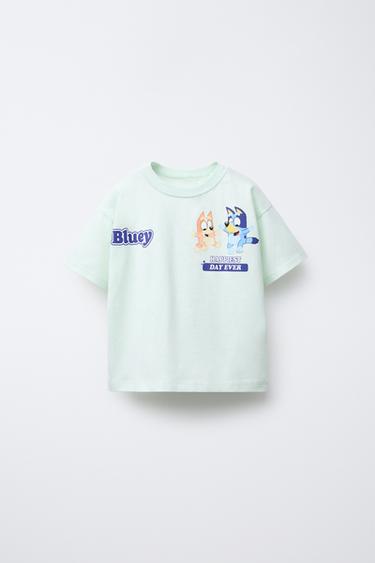 CAMISETA ESTAMPADO BLUEY © LUDO STUDIO - Verde claro de Zara