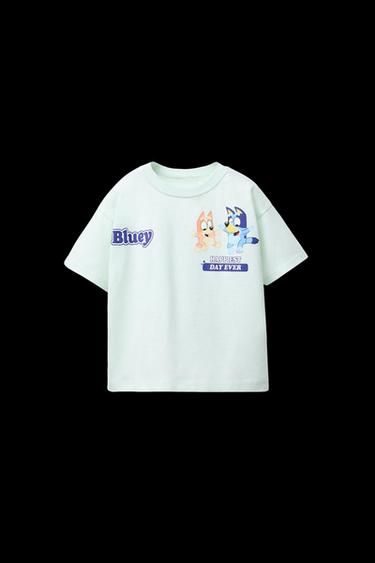 T-SHIRT MIT BLUEY © LUDO STUDIO-PRINT - Hellgrün von Zara - Bild 0