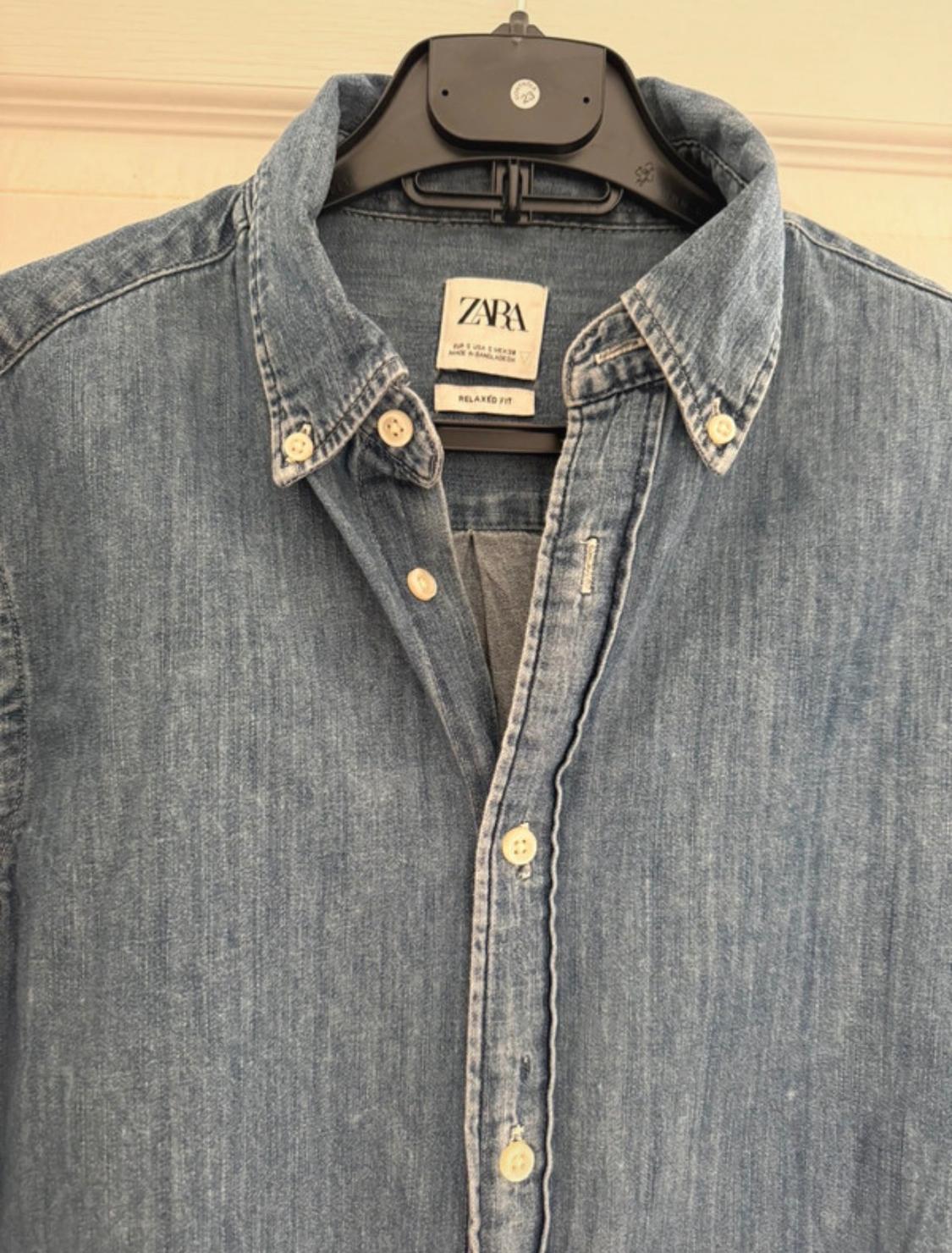 DENIM RELAXED FIT SHIRT - Image 2
