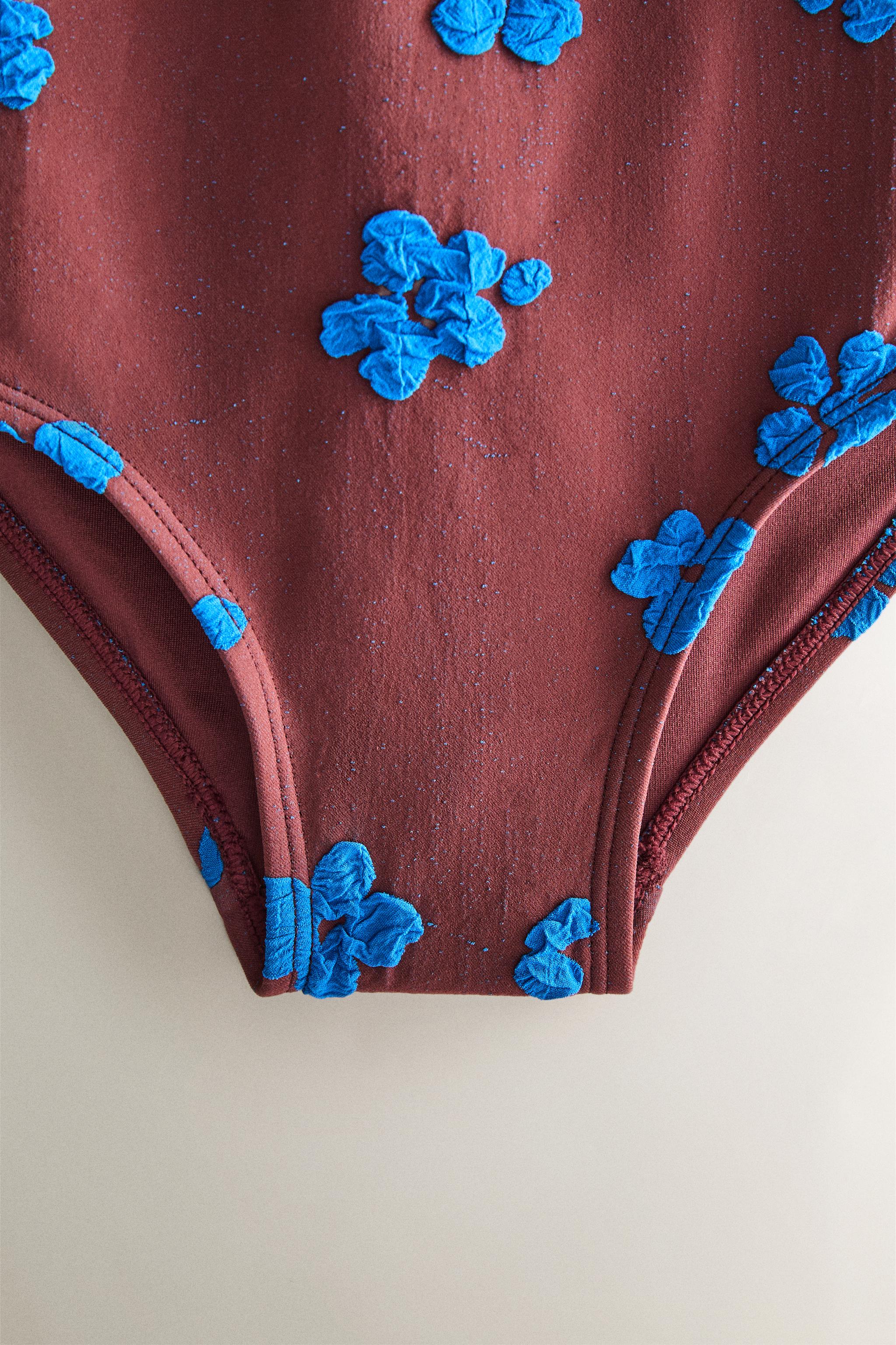 Zara KIDS’ FLORAL BEACH SWIMSUIT — фото 3