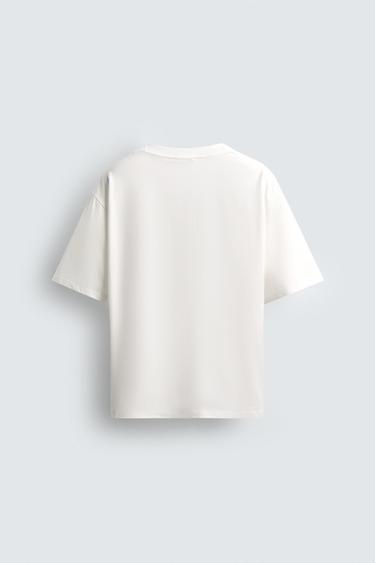 SLOGAN PATCH T-SHIRT - White by Zara - Image 6