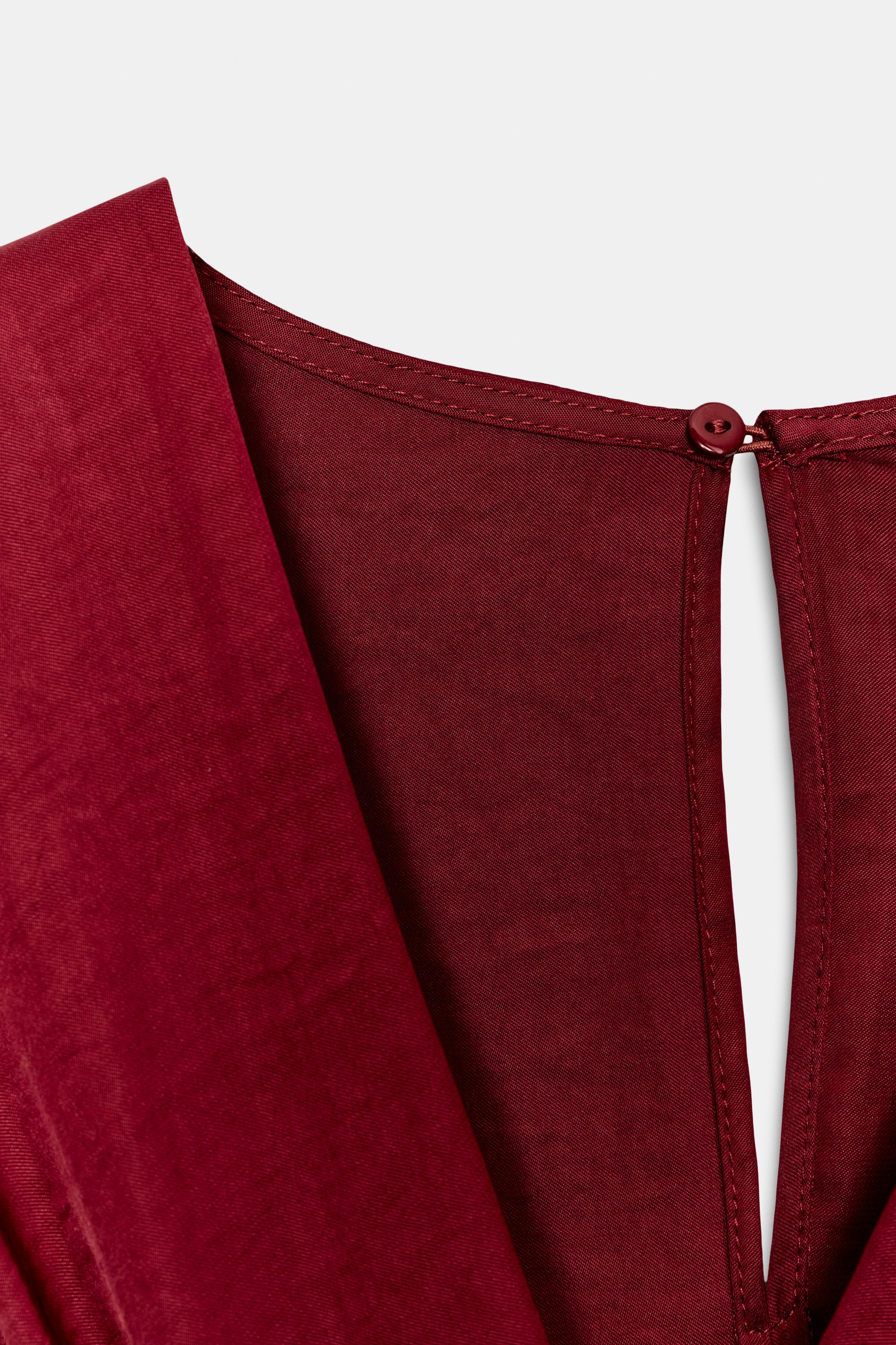 COMBINAISON SATINÉE AVEC CEINTURE