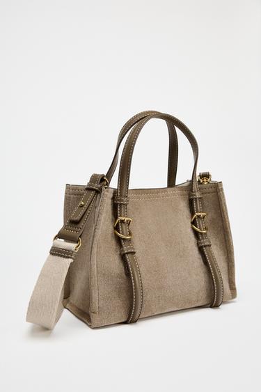 MINI TOTE BAG - Beige by Zara - Image 1