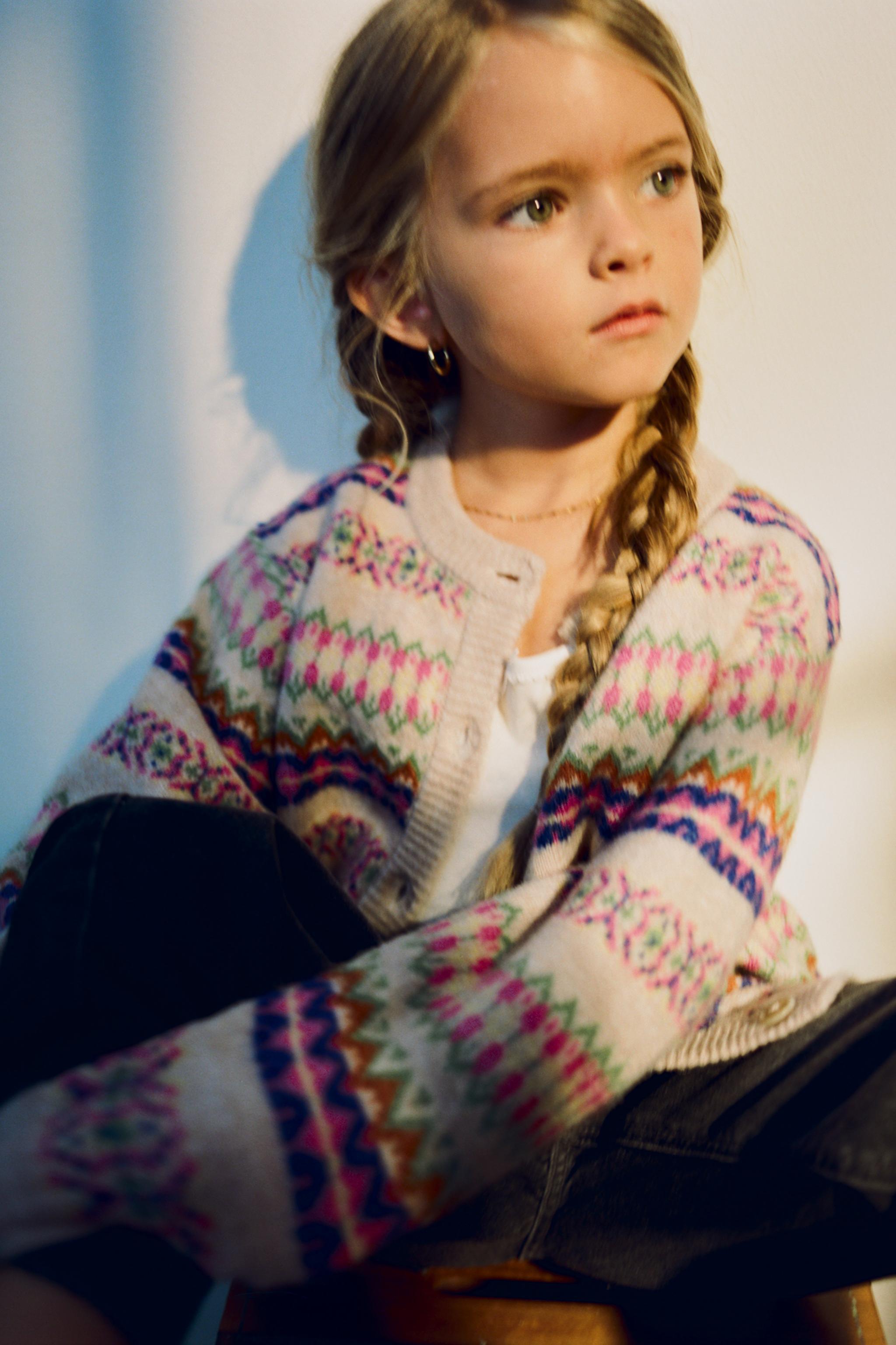 GILET EN MAILLE JACQUARD