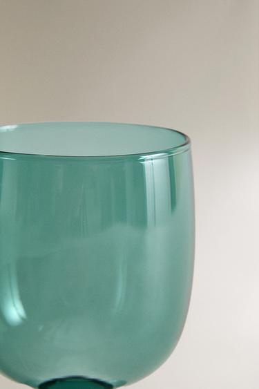 SHORT COLOURED BOROSILICATE GLASS X COLLAGERIE - Green by Zara - Image 4