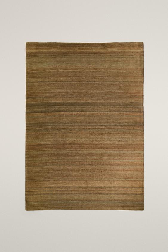 LIGHTWEIGHT JUTE RUG - Brown by Zara - Image 0