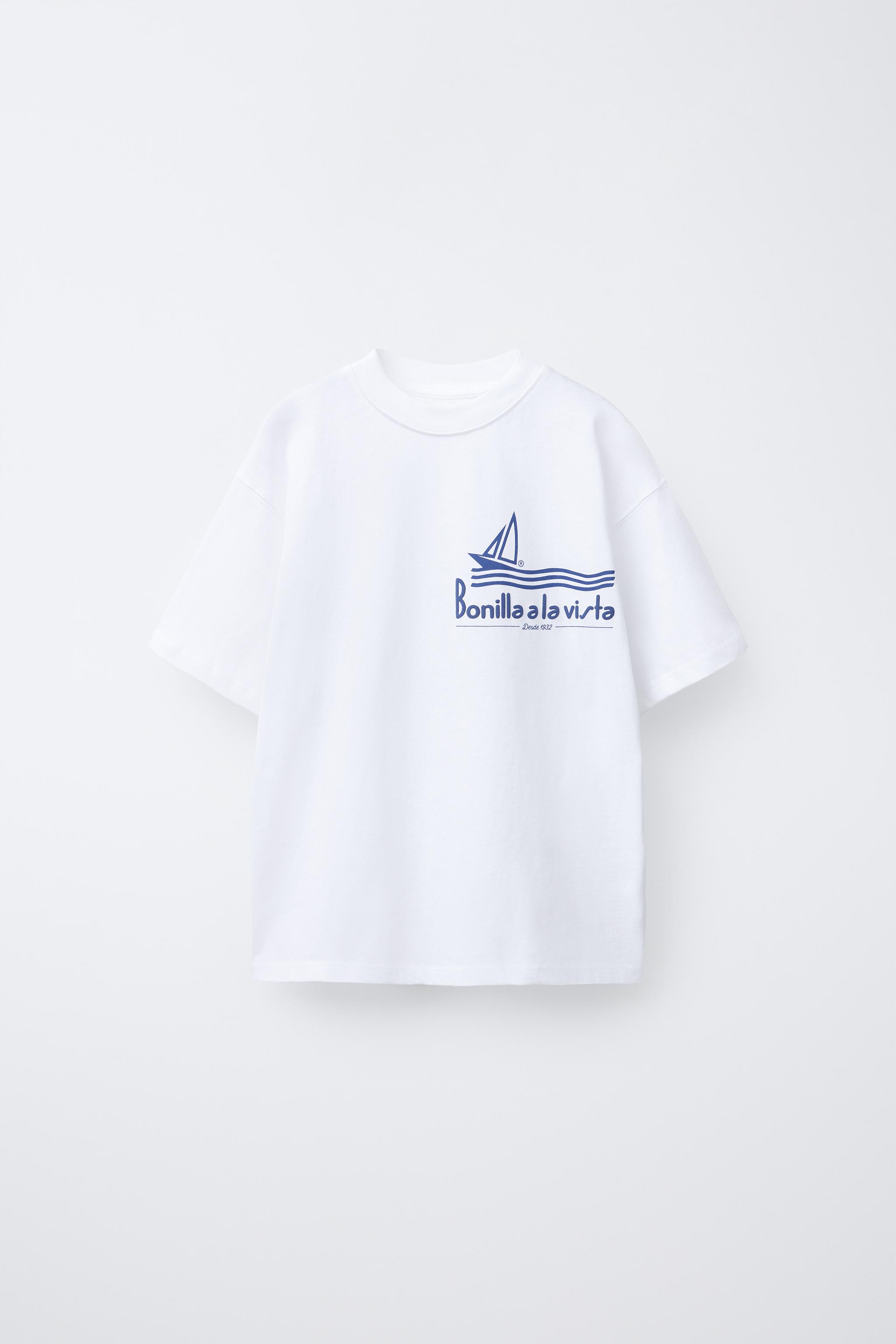 BONILLA A LA VISTA ® X ZARA PRINTED T-SHIRT White ZARA Australia