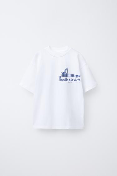 BONILLA A LA VISTA ® X ZARA PRINTED T-SHIRT - White by Zara