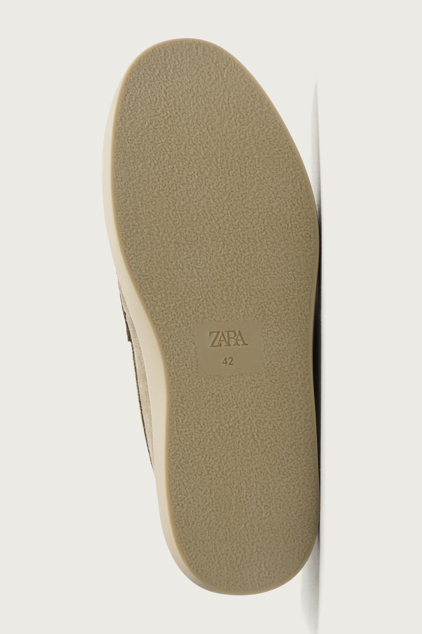 Мужские туфли Zara Casual Leather — фото 7