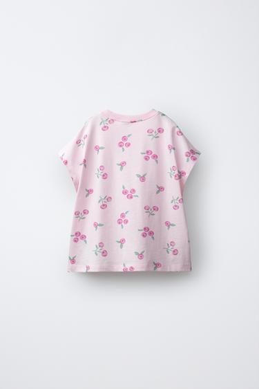 1 1/2-6 YEARS/ CHERRY PRINT PYJAMAS - Pink by Zara - Image 2