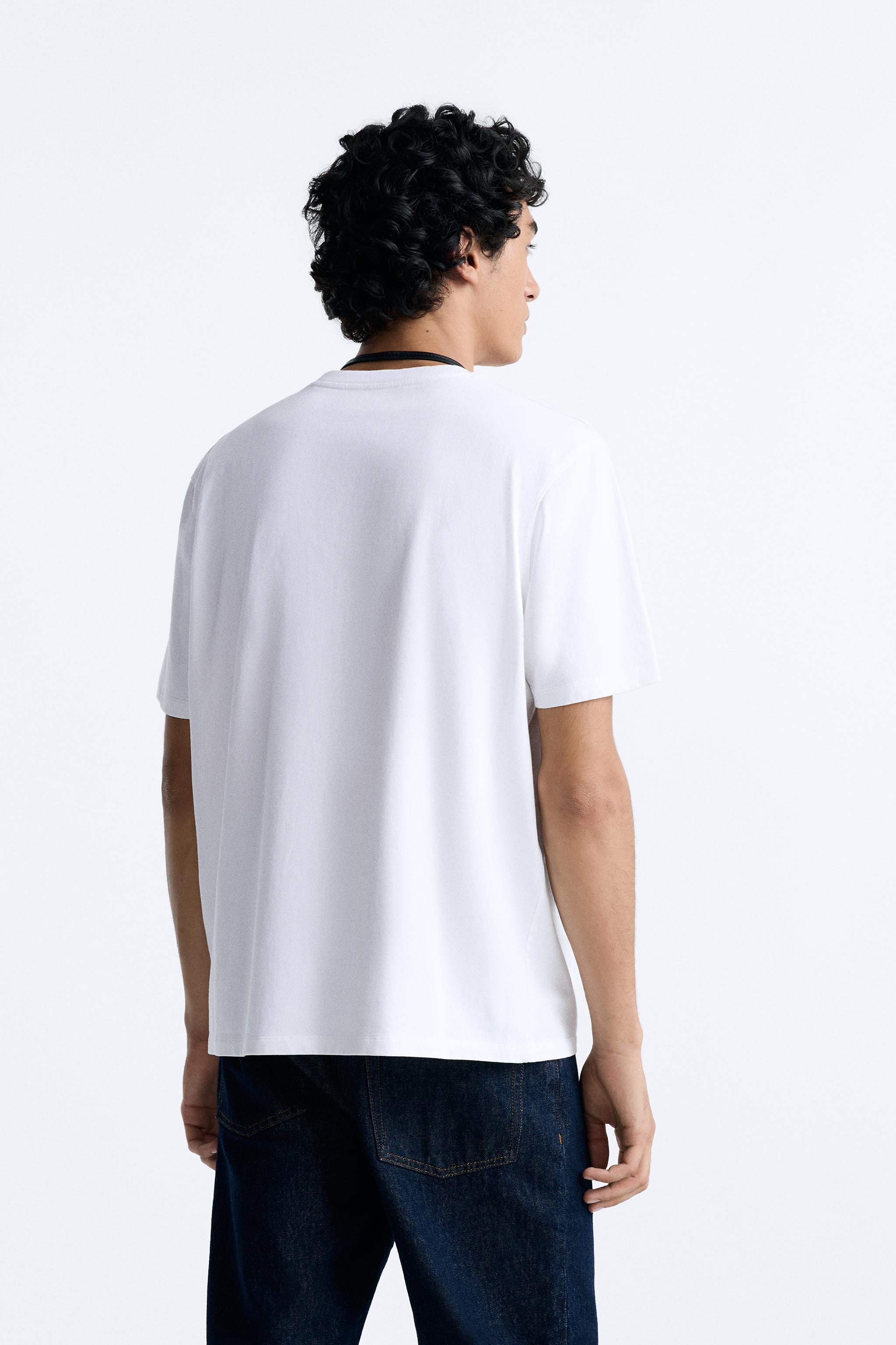 REGULAR FIT ソフトＴシャツ - ホワイト | ZARA Japan / 日本