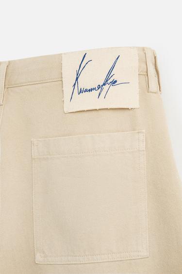 BAGGY FIT BERMUDA SHORTS © OTIS KWAME KYE QUAICOE - camel by Zara - Image 9