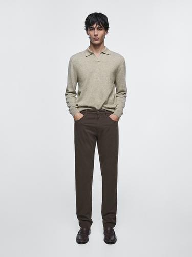 Zara Tapered fit jeans - Brown - Image 0