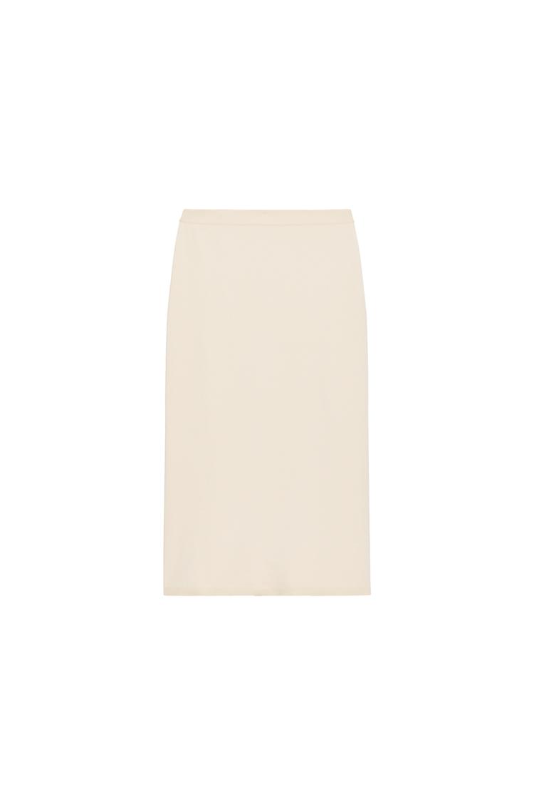 KNIT MIDI SKIRT