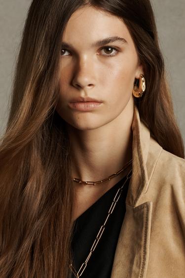 SUEDE LEATHER COAT ZW COLLECTION LIMITED EDITION - Beige by Zara - Image 1
