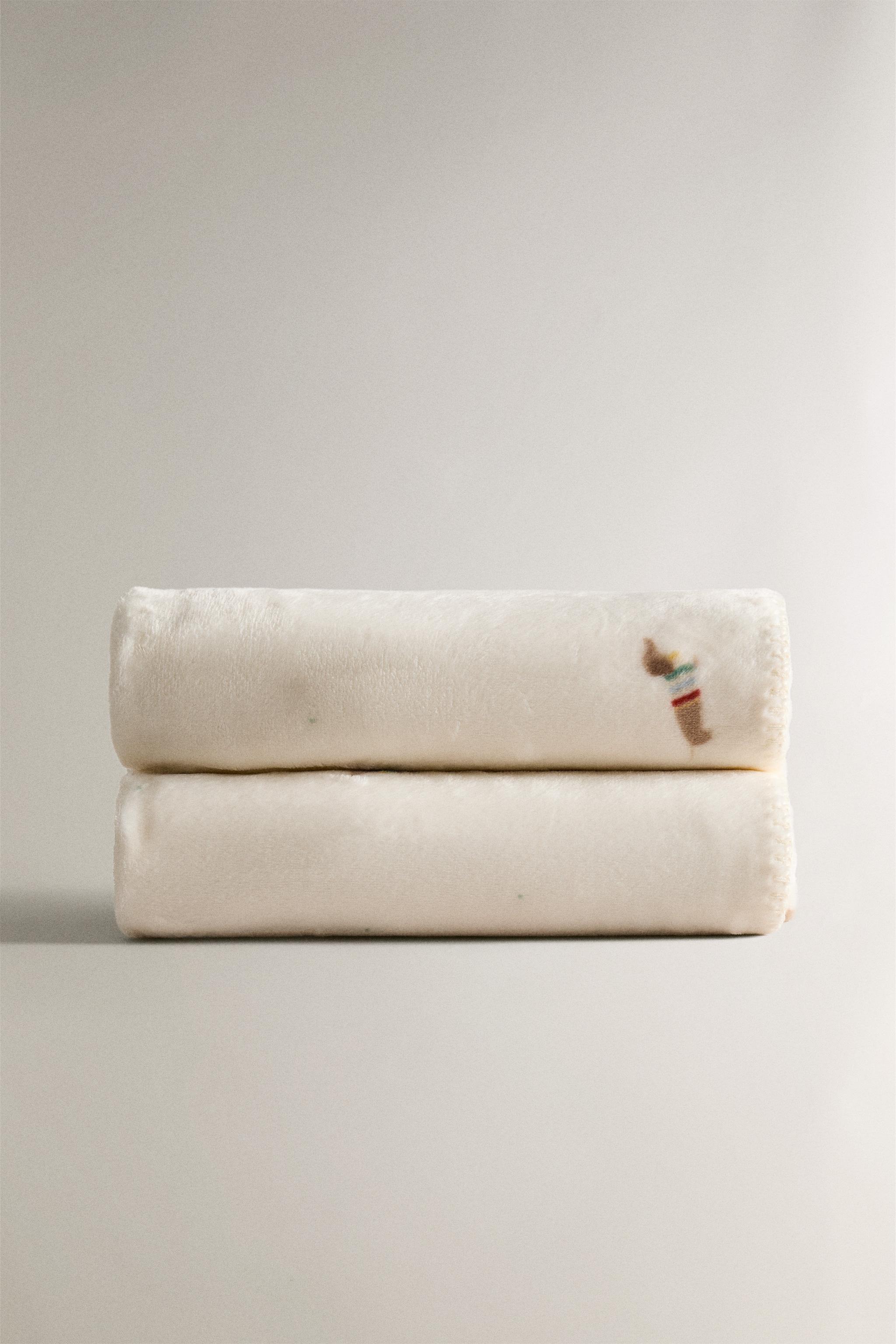 Zara BABY DACHSHUND FLEECE BLANKET — фото 2