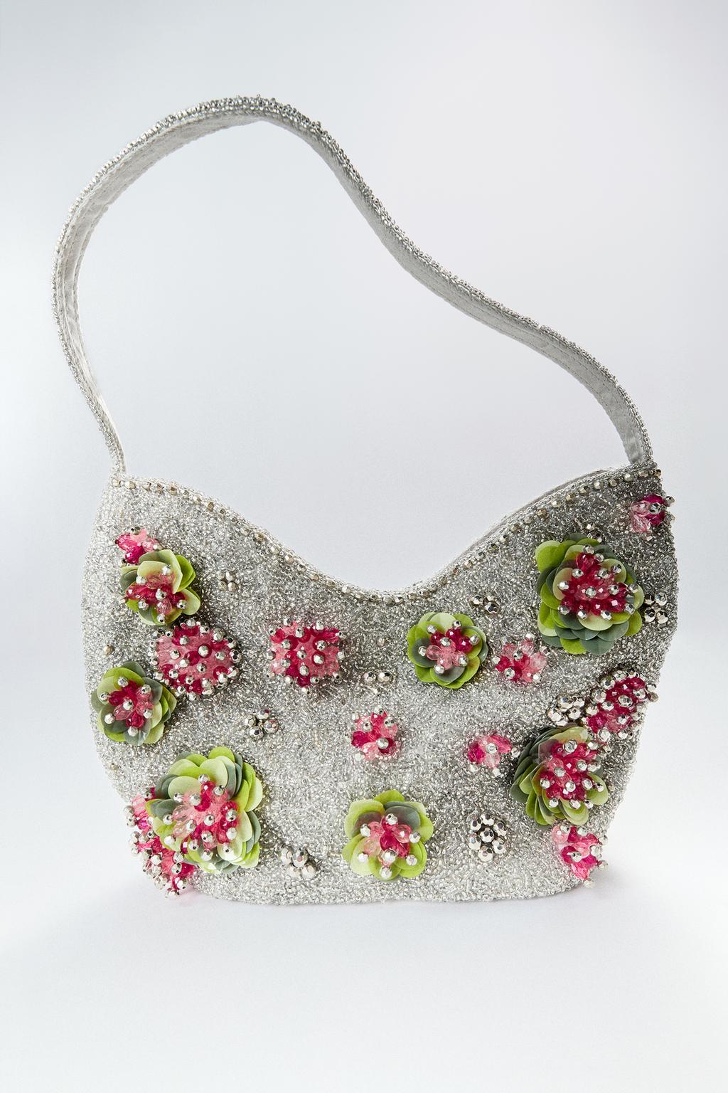 BEADED SHOULDER BAG