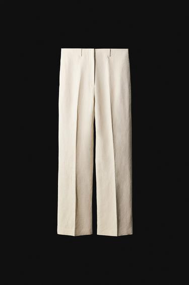 PANTALÓN RECTO ZW COLLECTION - Arena de Zara
