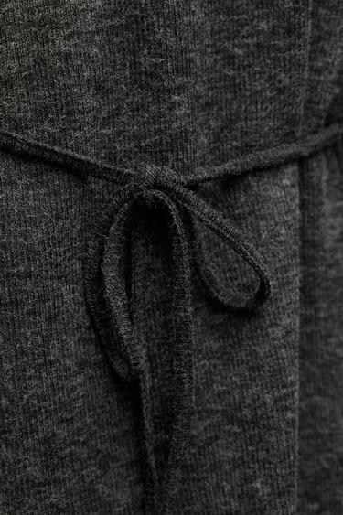 SOFT WRAP JACKET - Grey marl by Zara