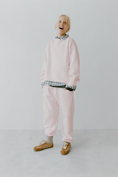BASIC SPORTY SWEATSHIRT - Pink by Zara