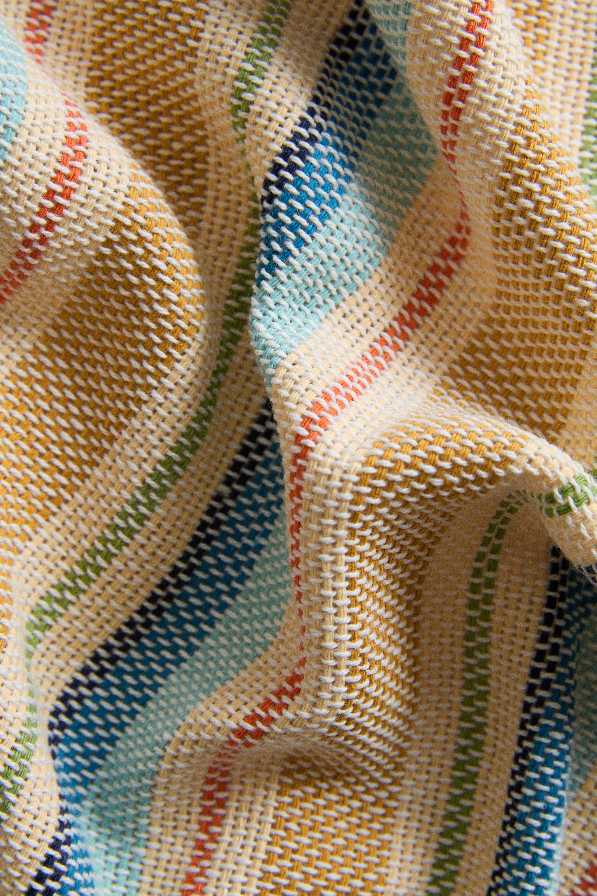 YARN-DYED STRIPE TABLECLOTH