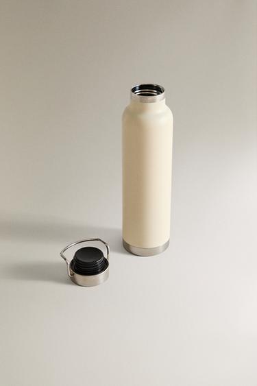 BOUTEILLE ACIER LAQUÉ INOXYDABLE - Écru de Zara - Image 1
