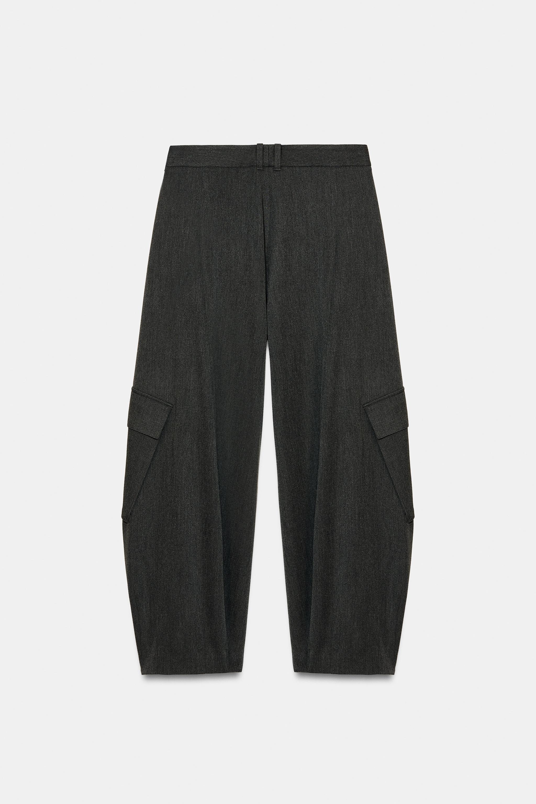 ZW COLLECTION カーゴパンツ - ダークグレー | ZARA Japan / 日本