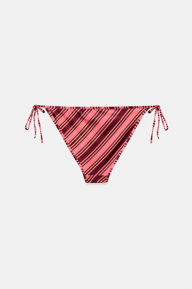 BAS DE BIKINI RÉVERSIBLE À RAYURES - Multicolore de Zara - Image 7