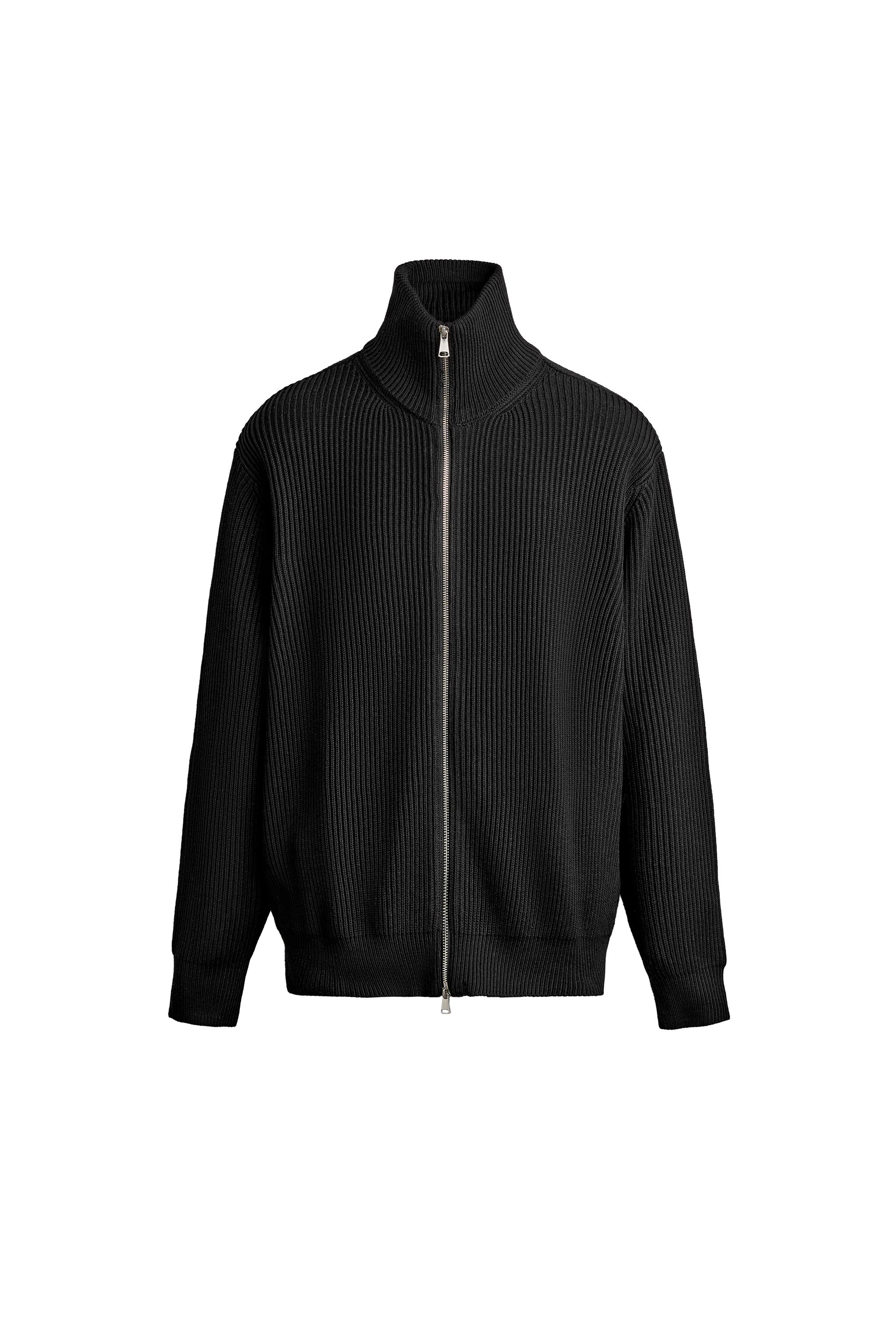CHAQUETA PUNTO COMPACTO CREMALLERA