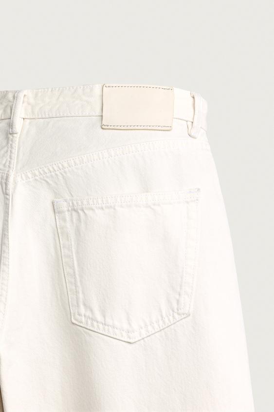 JEAN LOOSE FIT - Blanc cassé de Zara - Image 8