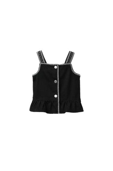 TOP DENIM BORDADO