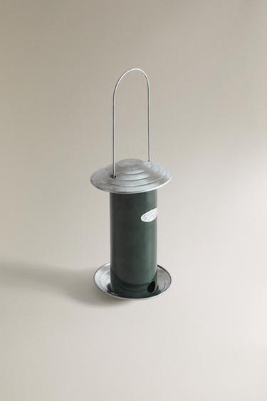 METAL GARDEN BIRD FEEDER - Green by Zara - Image 1