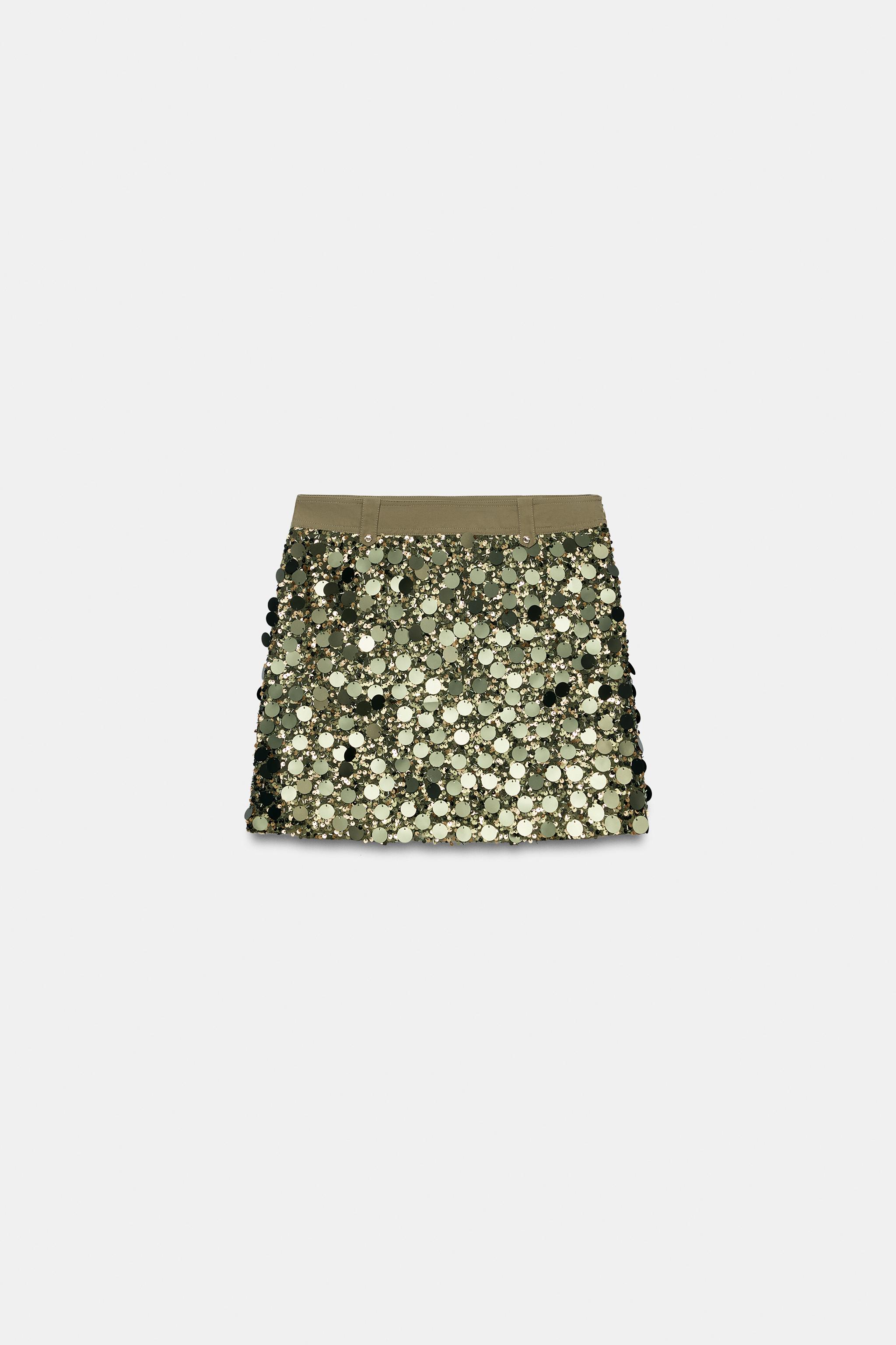 SEQUIN MINI SKIRT