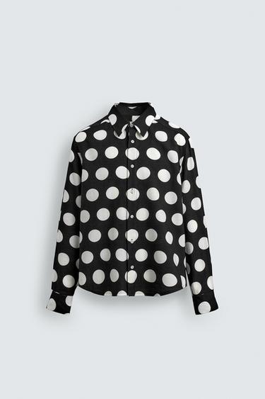 ÁO SƠ MI CHẤM BI HARRY LAMBERT FOR ZARA X DISNEY - Màu đen từ Zara