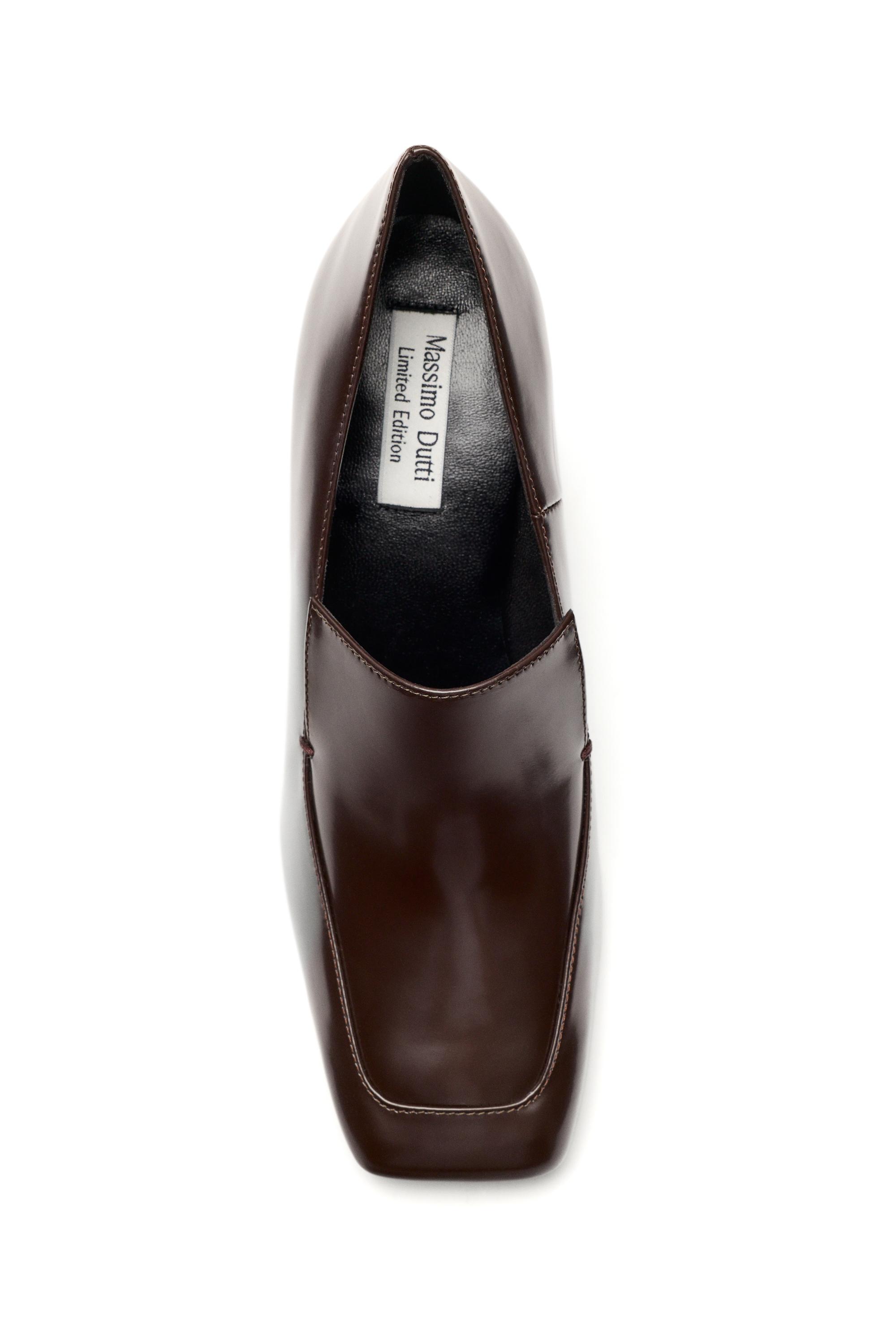 Leather heel loafer - LIMITED EDITION