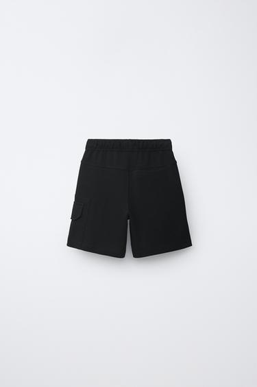 SHORT CARGO SPORT - Noir de Zara - Image 1
