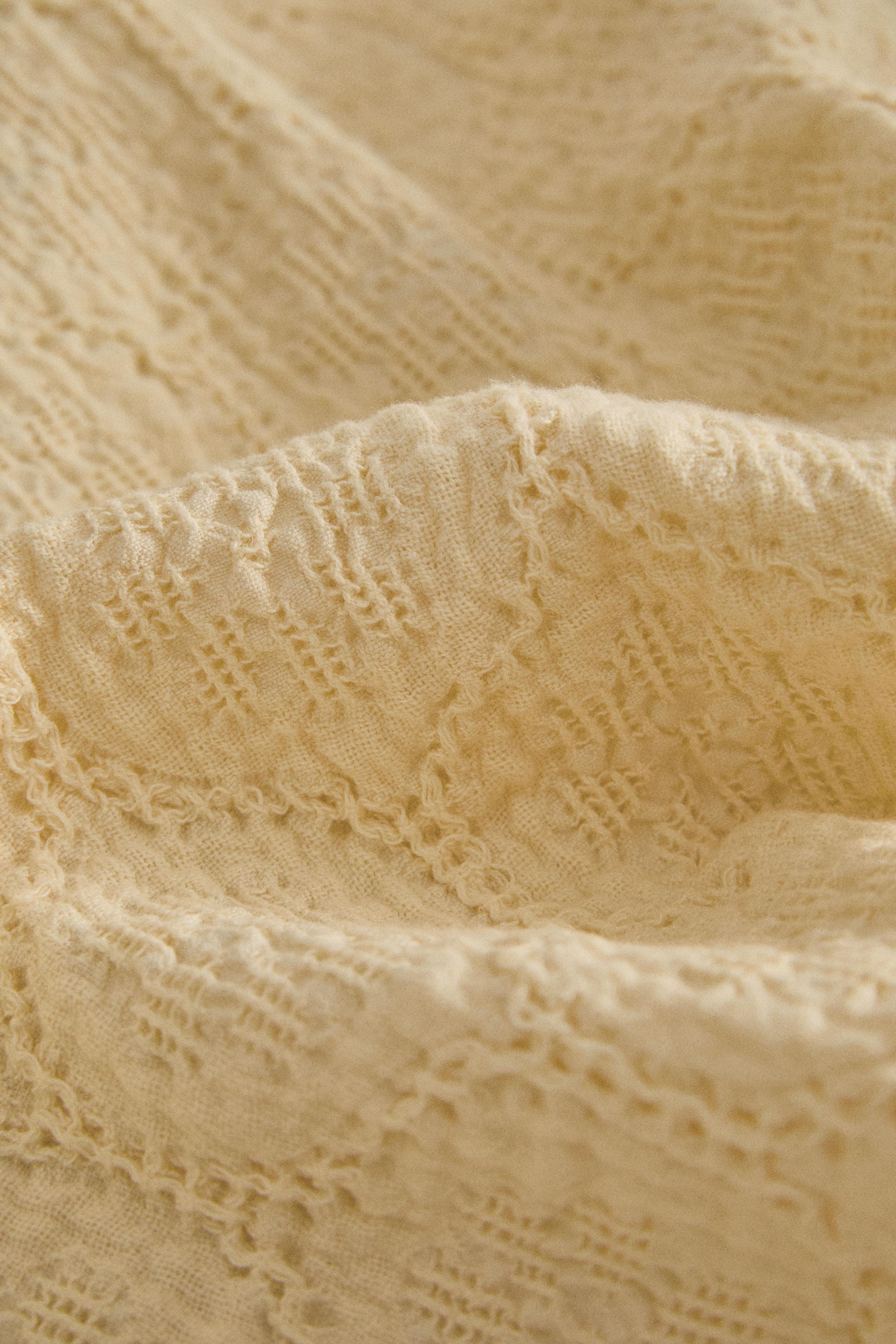 SERVIETTE DE BAIN MINI WAFFLE FLORALE