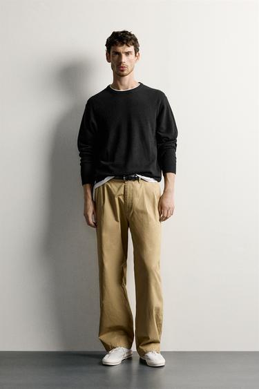 KASZMIROWY SWETER REGULAR FIT - Czarny Zara