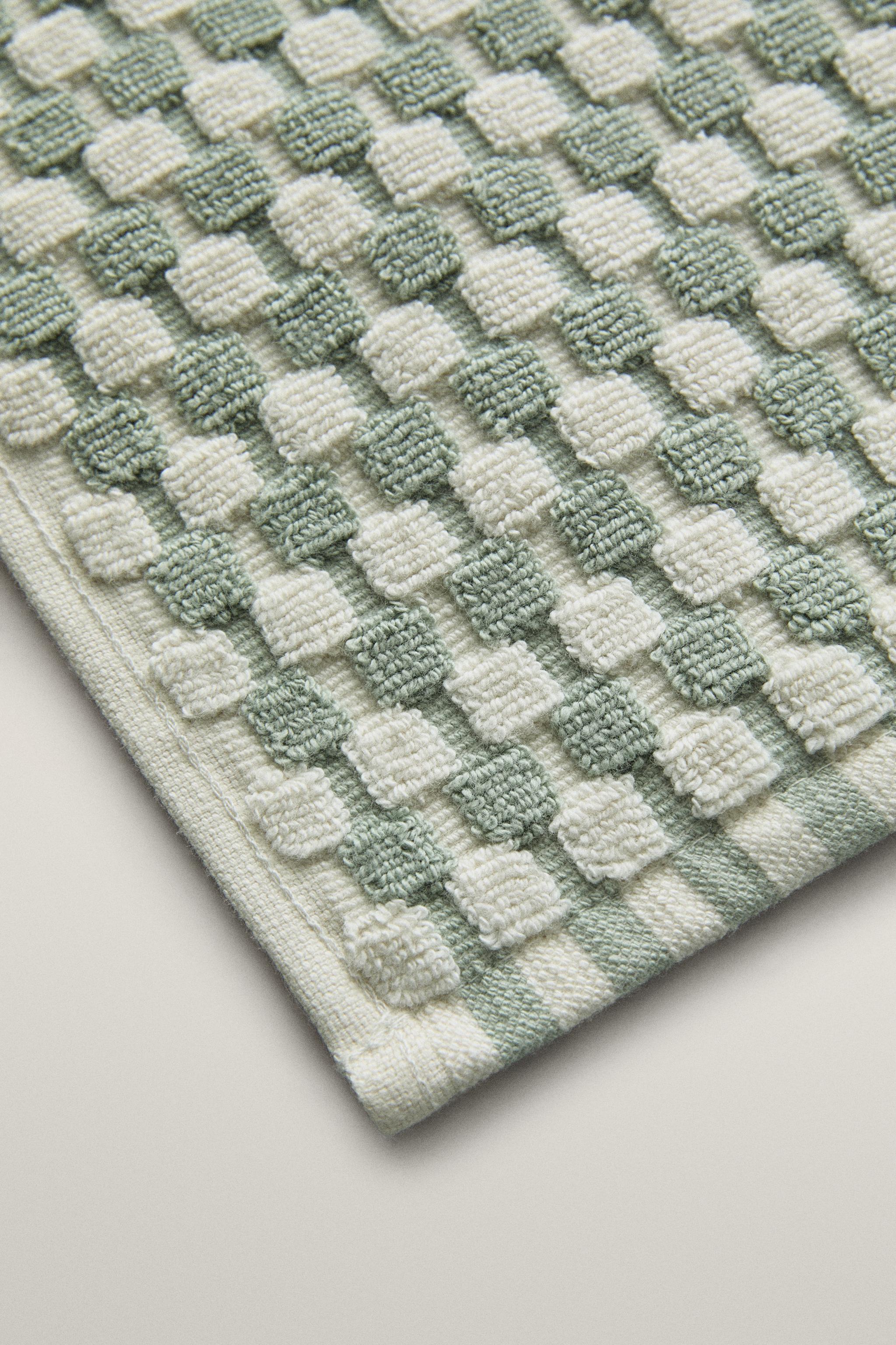 TAPIS DE BAIN COTON TEXTURÉ