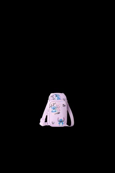 Zara LILO & STITCH © DISNEY CELL PHONE HOLDER - Mauve - Image 0