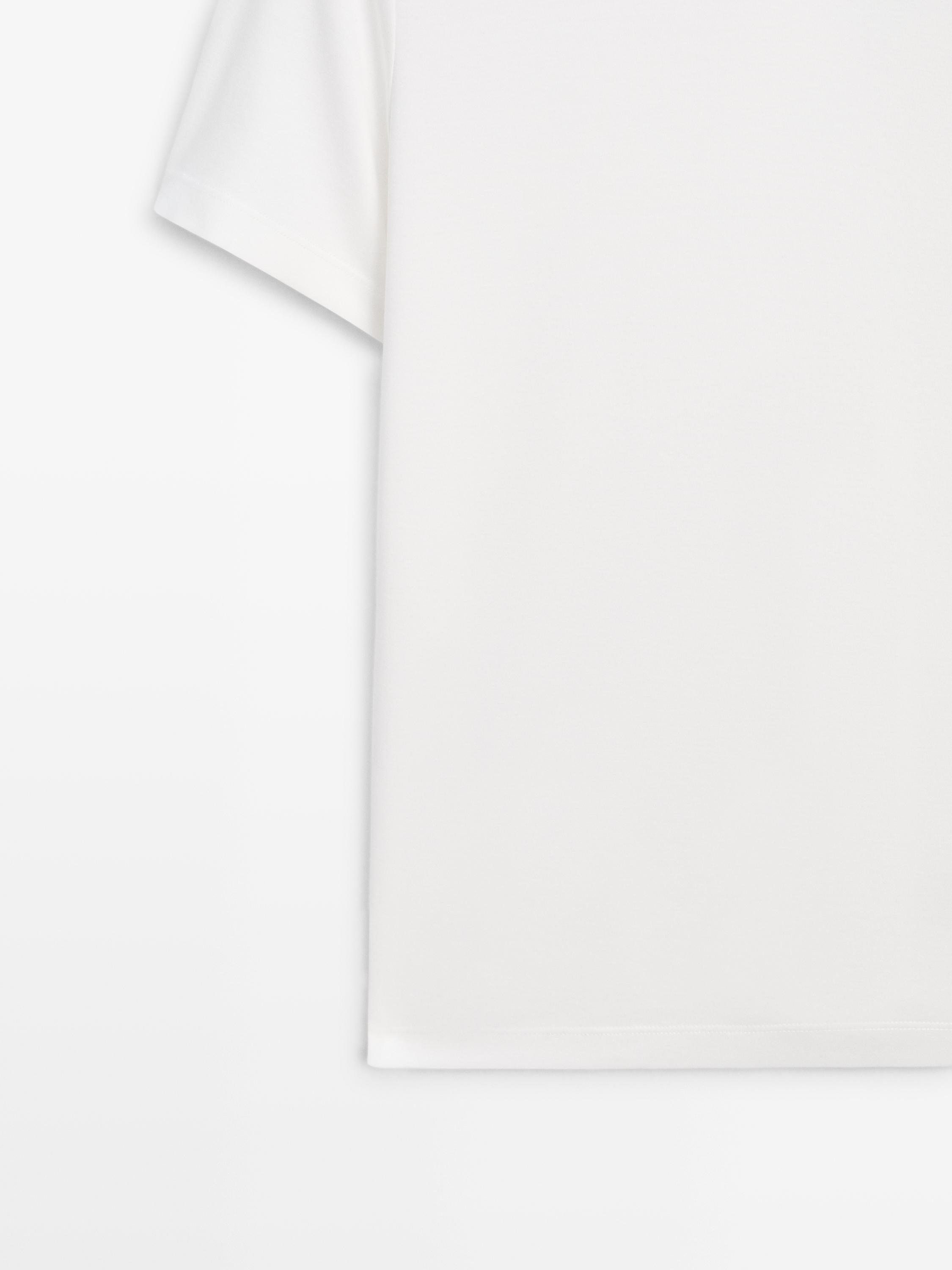 Polo en maille de coton à manches courtes