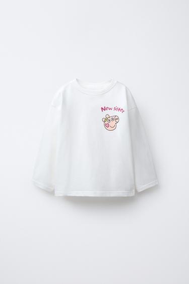 T-SHIRT IMPRIMÉ PEPPA PIG ™ - Écru de Zara - Image 0