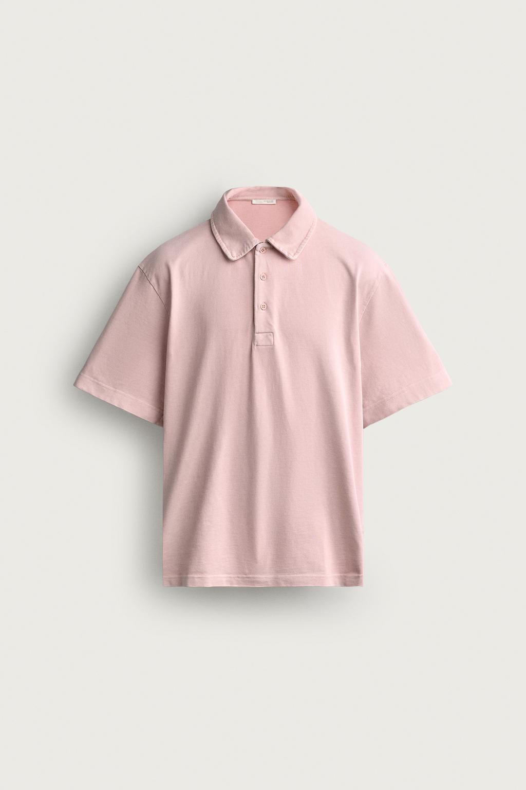 TEXTURED REGULAR FIT POLO SHIRT
