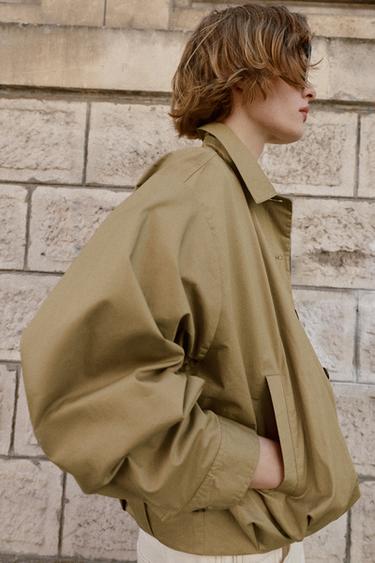 BALLOON JACKET - Khaki by Zara - Image 4