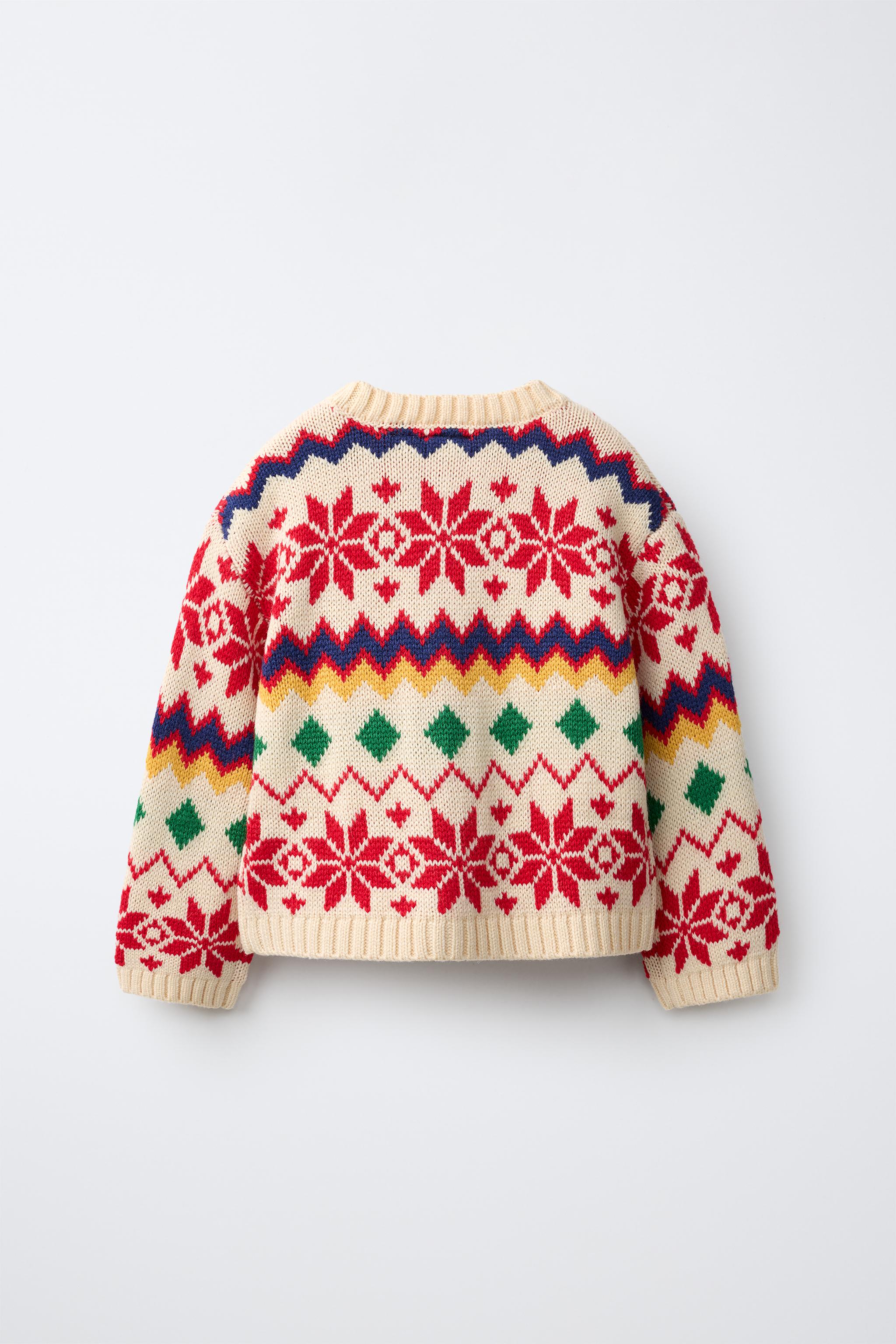 CHAQUETA PUNTO JACQUARD CON LANA