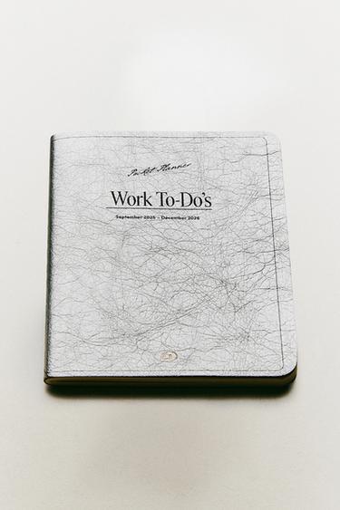 CARNET PLANIFICATEUR DE POCHE - Argent de Zara - Image 5