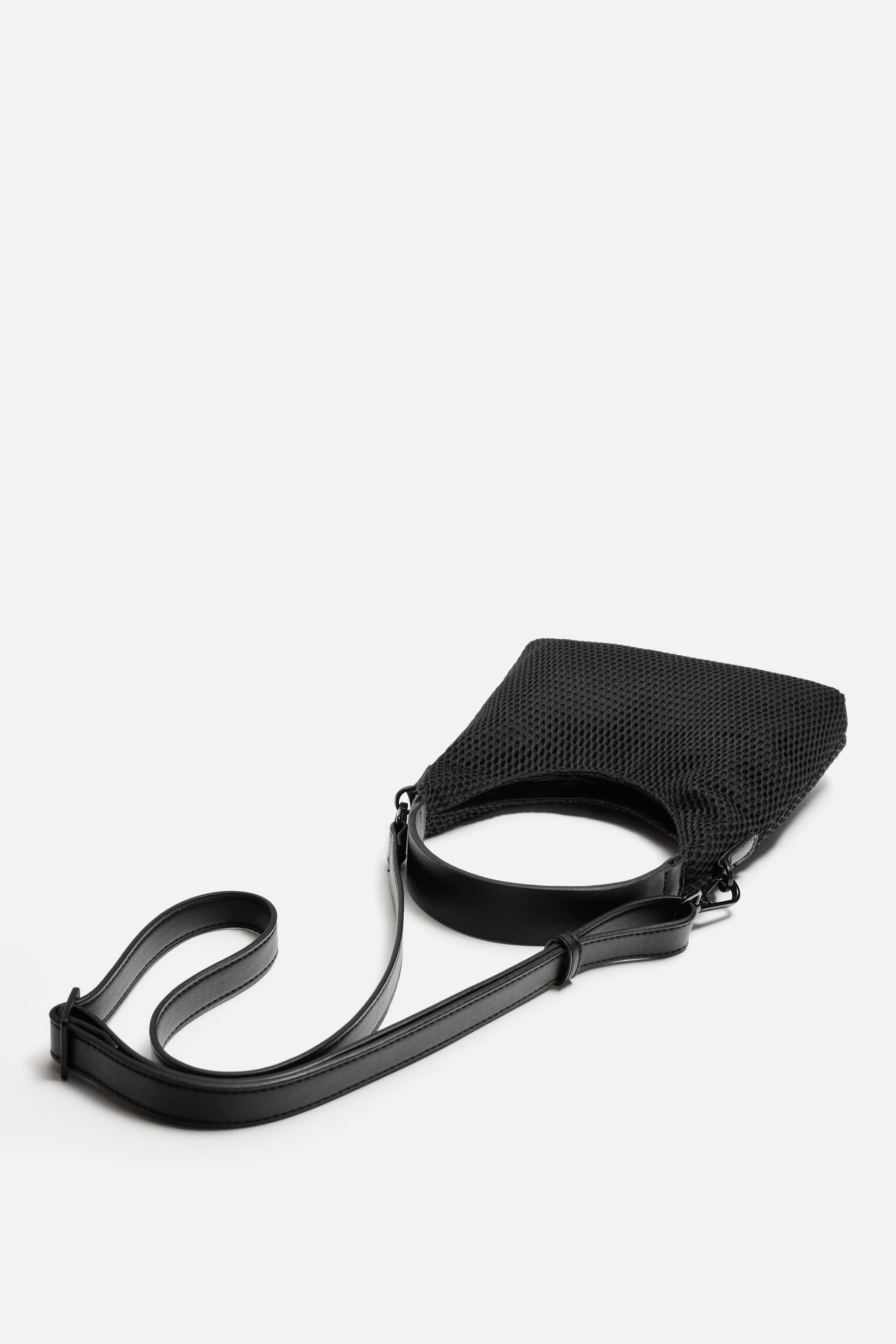 メッシュクロスボディバッグ - ブラック | ZARA Japan / 日本