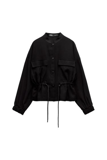 DRAWSTRING WAIST JACKET